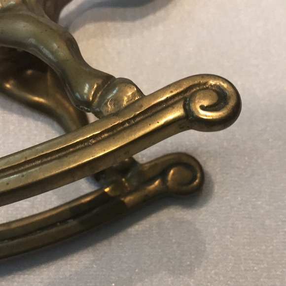 Vintage Brass Rocking Horse - Picture 7 of 11